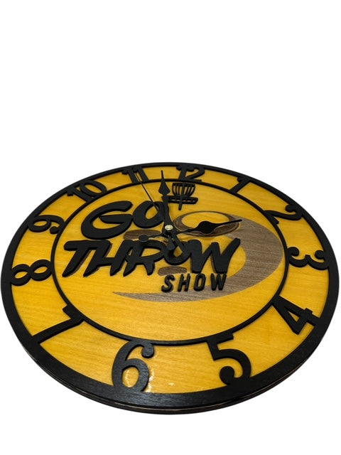 Clock CUSTOMIZED W/YOUR LOGO Wall Clock Custom Gift Hanging Art