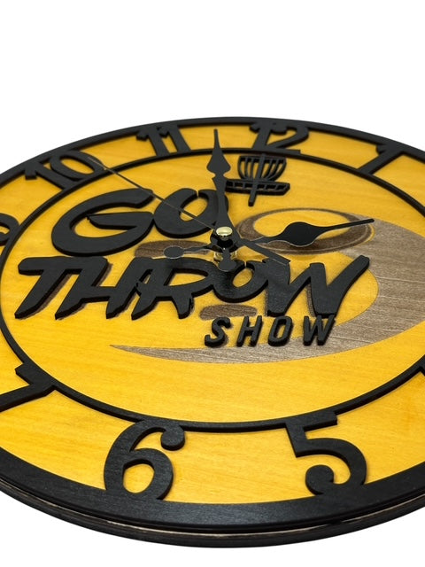 Clock CUSTOMIZED W/YOUR LOGO Wall Clock Custom Gift Hanging Art