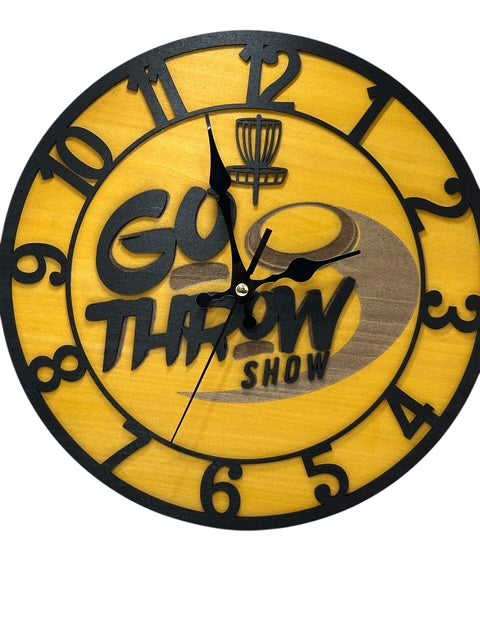 Clock CUSTOMIZED W/YOUR LOGO Wall Clock Custom Gift Hanging Art