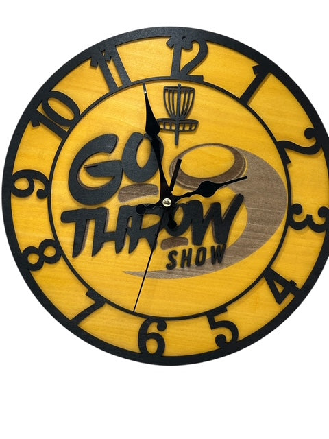 Clock CUSTOMIZED W/YOUR LOGO Wall Clock Custom Gift Hanging Art