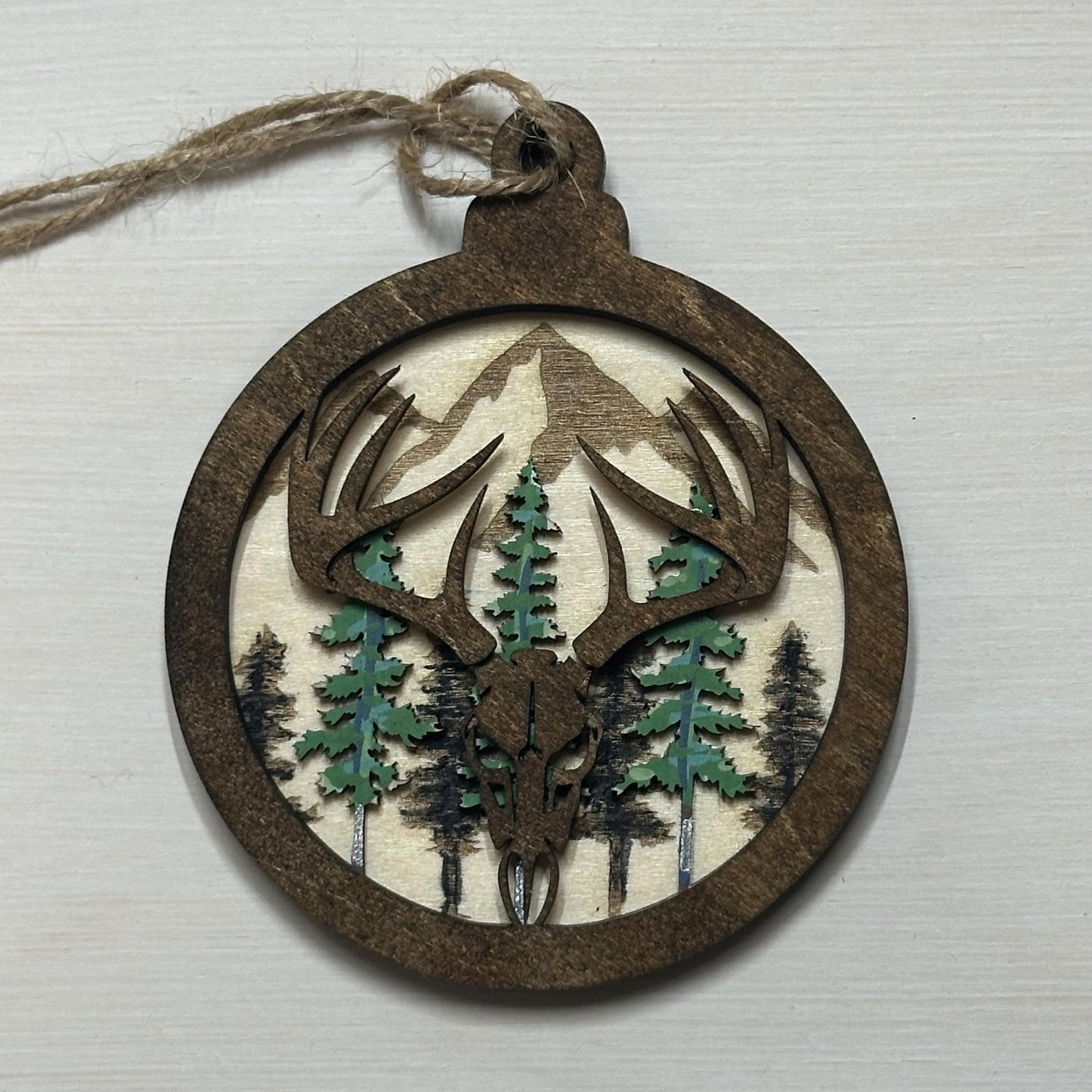 HUNTING Ornaments Bears Bow Duck Dog Skull Sasquatch Fox Hunter Christmas Gift