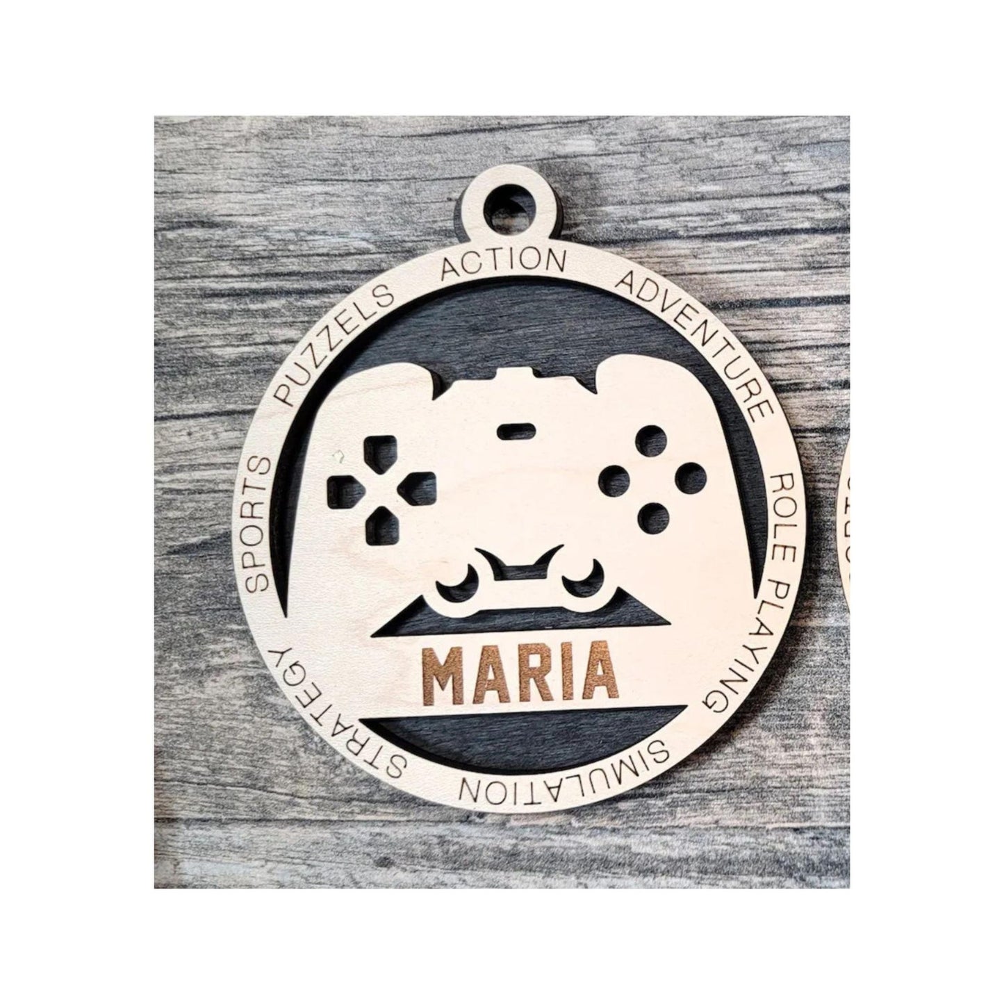 Personalized GAMER GAMING Ornament Custom Name Gift