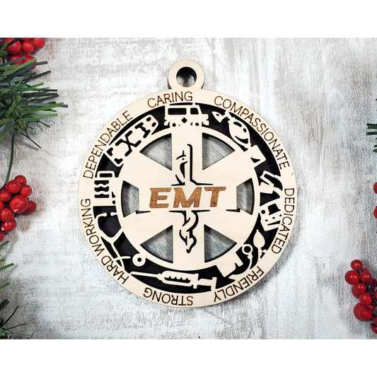 EMT Ornament Personalized First Responder Christmas Gift