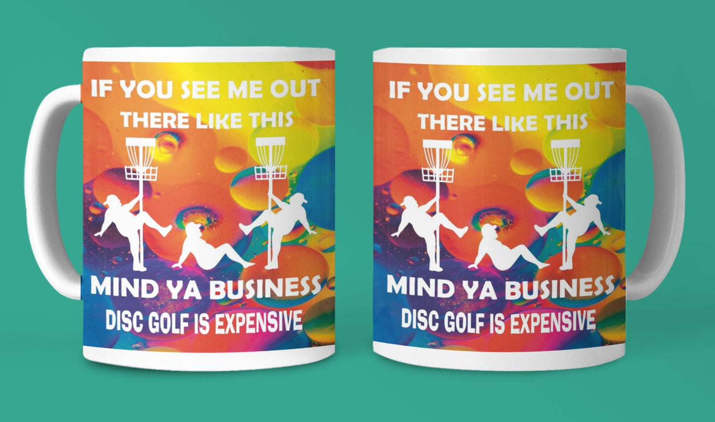 Coffee Mug DISC GOLF FUNNY Stripper Man Novelty Cup Gift For Men Him