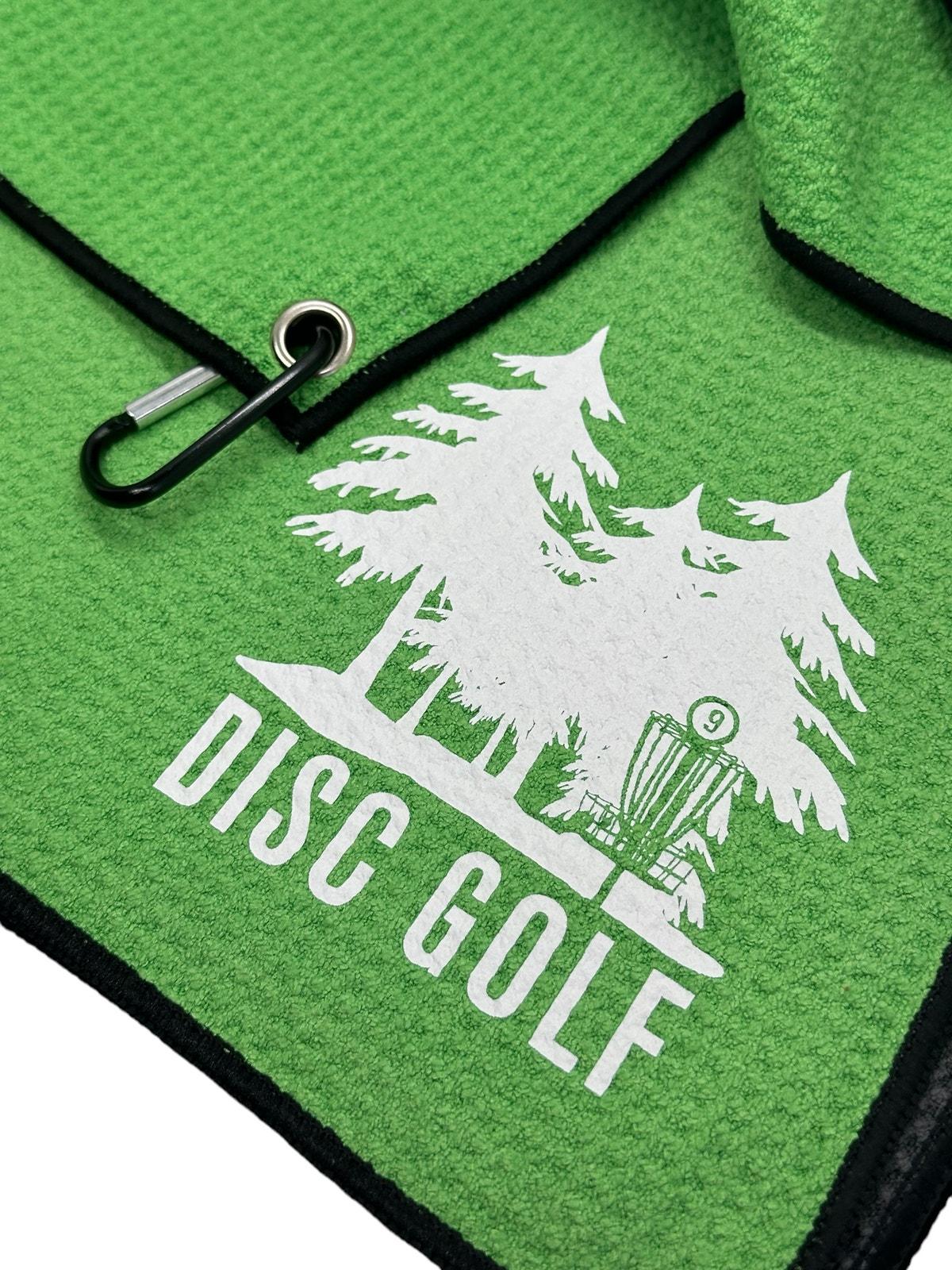 Disc Golf Waffle Towel Custom Vinyl Logo Grommet Clip On CHOOSE COLOR/LOGO