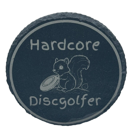 Disc Golf Laser Engraved Slate Coasters Discgolfer Gift Set Of 2 CHOOSE STYLE