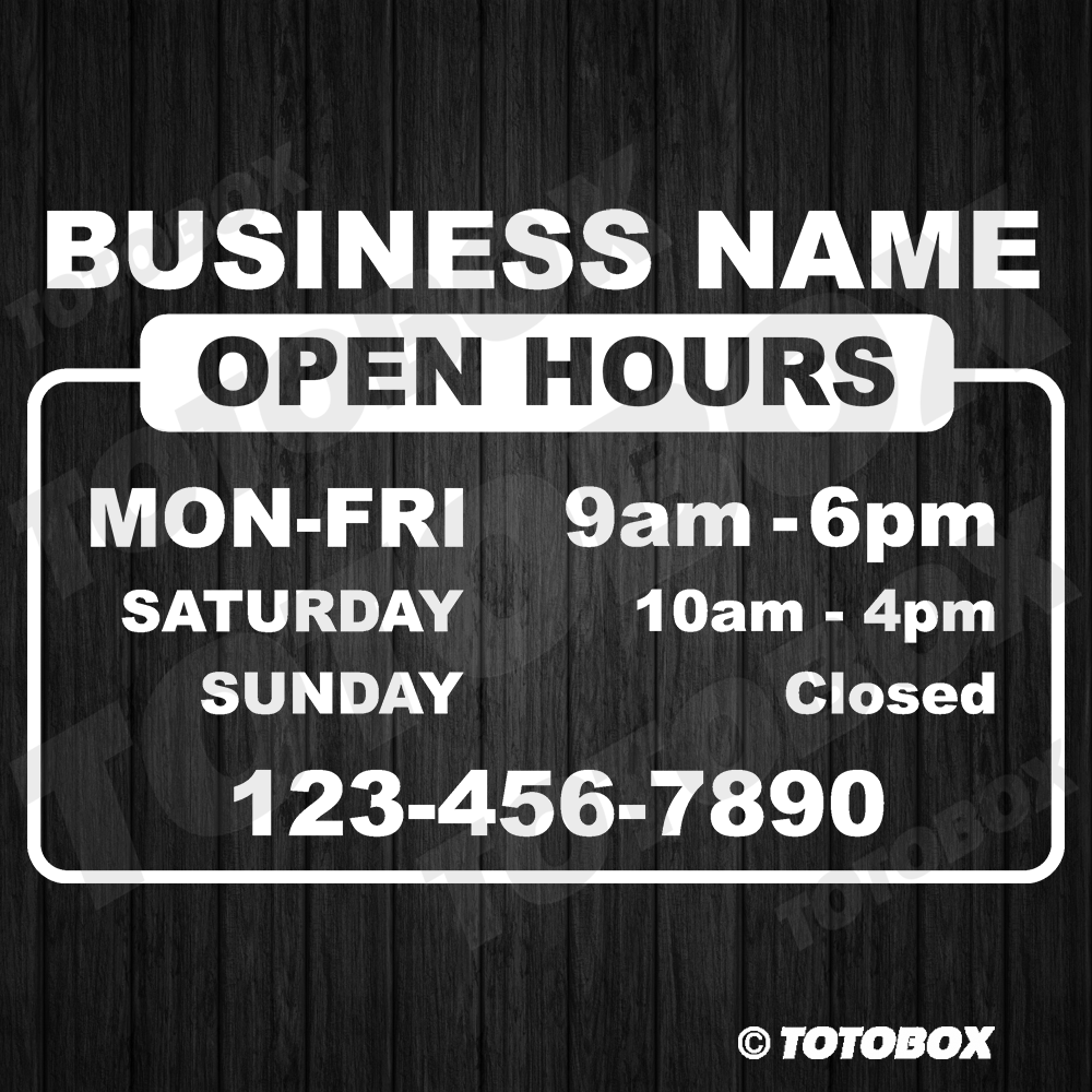 Retail Business Store CUSTOM Sign Office Vehicle Vinyl Decal Window Letter