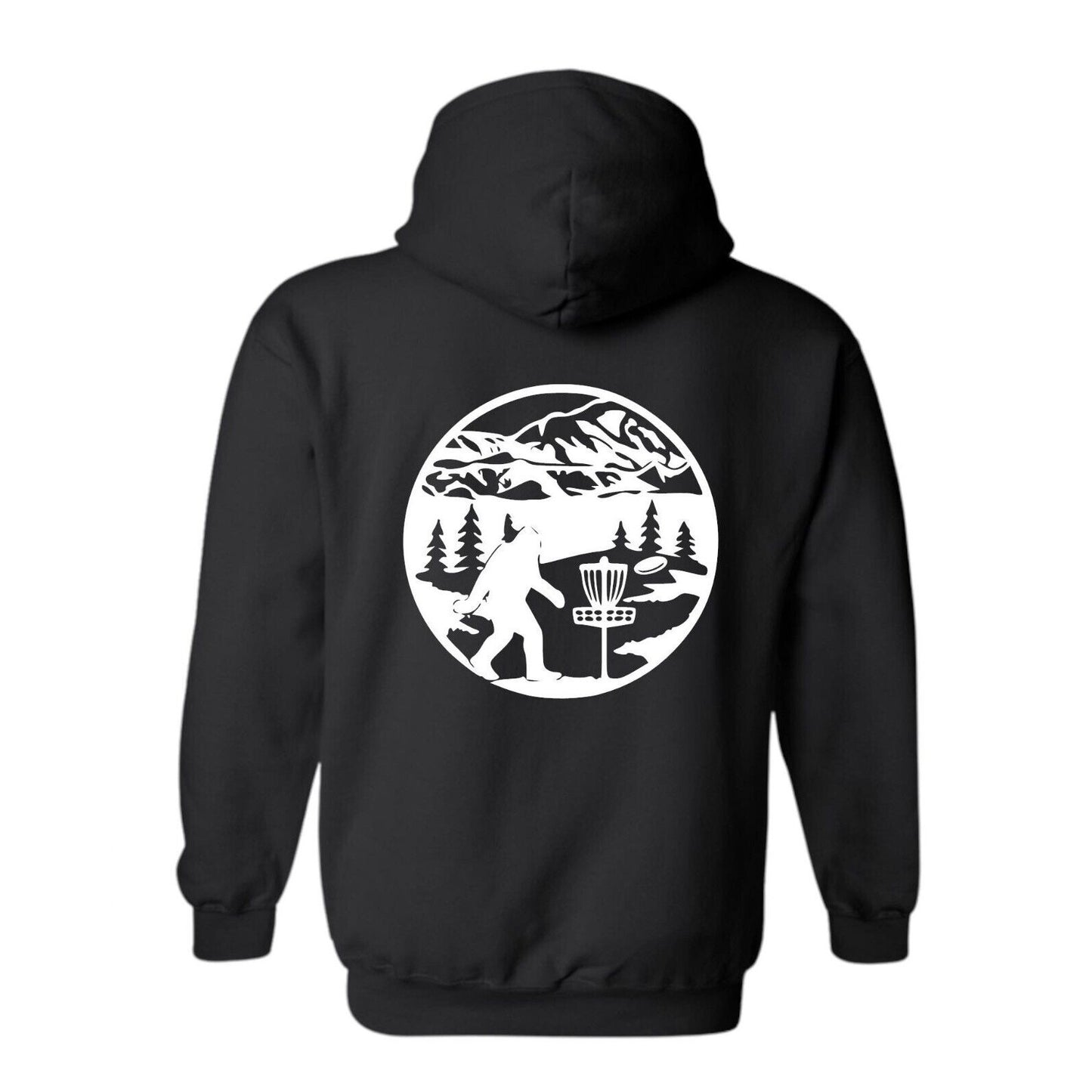 Disc Golf Pullover Hoodie Dual Logo SASQUATCH Sweatshirt Choose SZ & COLOR